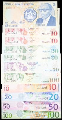three different bank notes with a picture of a man on one of them