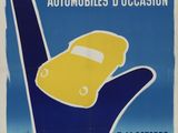 Affiche française pour l'Exposition nationale des véhicules automobiles d'occasion