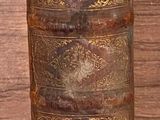a vase that has some kind of thing in it