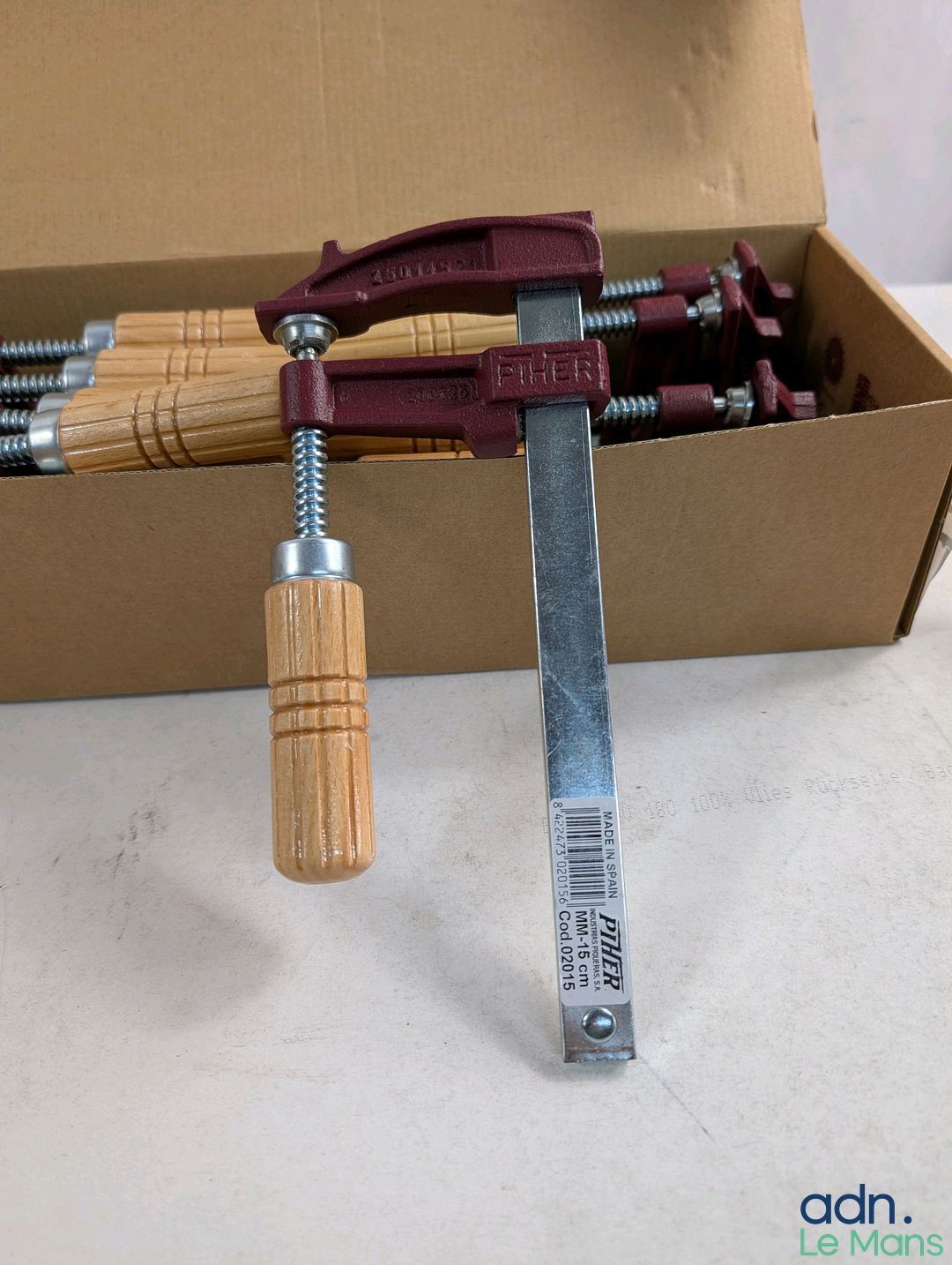 Lot de 10 serre-joints, modèle MM- 15 cm, PIHER.