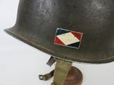 an image of a close up of a helmet on a table