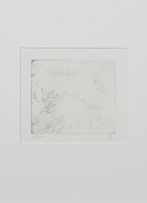 une image représentant un dessin dans un cadre blanc accroché au mur