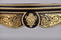 Table de jeu en marqueterie de style Boulle, le plateau à dé… (photo 4)