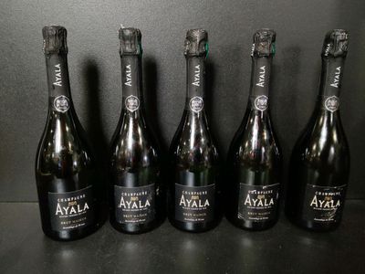 5 bouteilles de champagne Ayala Brut Majeur 75cl - TVA Récup… - Photo 1