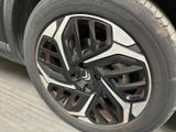 a close up of a tire on a vehicle