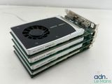 three computer cards stacked on top of each other on a table