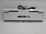 a close up of a laptop computer sitting on top of a white table