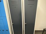 two lockers next to each other in a room