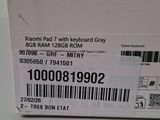 a close up of a white box with a barcode on it