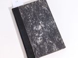 an image of a black and white photo of a book