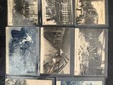 many old photos of a train on the tracks