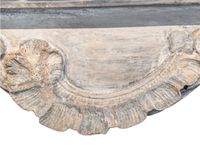 Importante console en bois naturel sculpté et mouluré à déco… (photo 3)