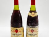 deux bouteilles de vin posées l'une à côté de l'autre sur une surface blanche