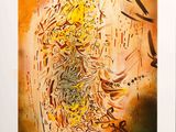 une image d'une peinture sur un mur