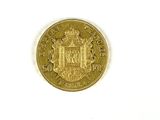 an image of a gold coin with a coat of arms on it