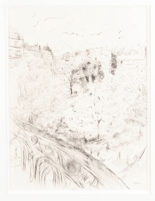 EDOUARD VUILLARD (1868-1940) « Le square Vintimille », 1937,…