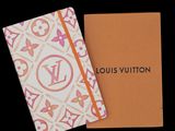 Carnet Louis Vuitton rose et orange
