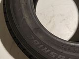 a close up of a tire on the ground next to a cat