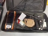 a piece of luggage that is open on a table