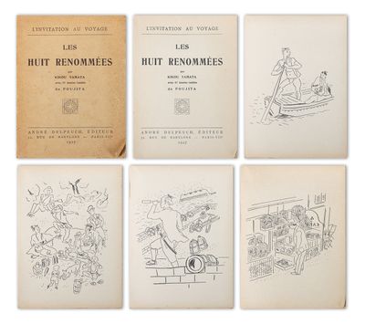 Léonard FOUJITA (1886-1968) Les huit renommées - 1927 Textes…