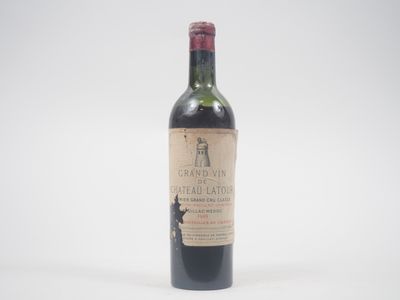 1 BOUTEILLE CHÂTEAU LATOUR 1er GCC PAUILLAC - 1949 - BEP/CAP…