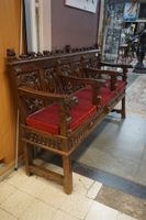 magnifique banc de couvent du XVIIIe siècle - chêne - style … (photo 2)