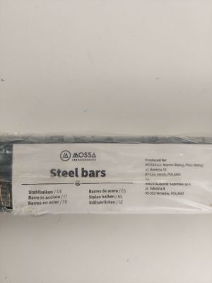 Lot de 2 - MOSSA - Barres de toit - Acier 1,2m - Robuste et …