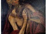 une image représentant un tableau d'un homme à la longue barbe