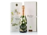 an image of a bottle of champagne with a box on the side