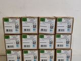 several boxes of electronic equipment are stacked on top of each other