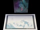 une photo d'un dessin représentant un dragon sur une feuille de papier
