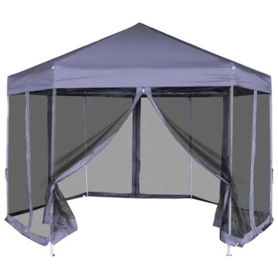 a close up of a tent with mosquito netting on it