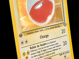 une carte Pokémon sur laquelle figure l'image d'un visage