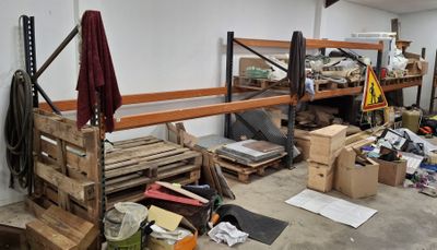 Racks gros porteur en acier: 6 échelles 180x120 et 12 lisses 277, 2 éc - Photo 1