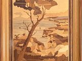an image of a picture of a painting on a wall