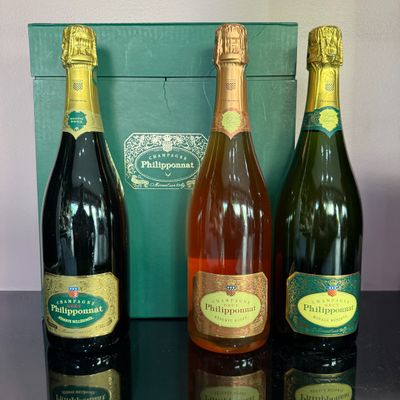 Coffret carton CHAMPAGNE 3 bouteilles Philipponnat Brut Mill…