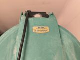 a close up of an electric drum with a sticker on it