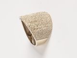 an image of a gold ring with diamonds on a white background