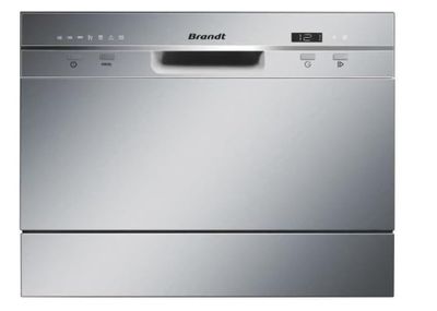 Lave vaisselle compact BRANDT DFC6519S - 6 couvert(s) 49 dB,…
