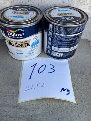 Ensemble de peinture Dulux Valentine Valénite Mat Velouté, b…