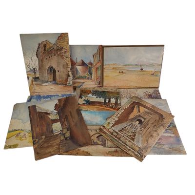 many cards that have been placed on a table