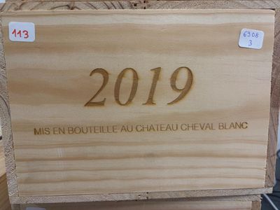 6 btlles Le Petit Cheval de Cheval Blanc, 2019.