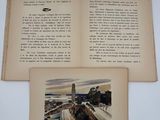 an open book with a picture of a clock tower on top of it