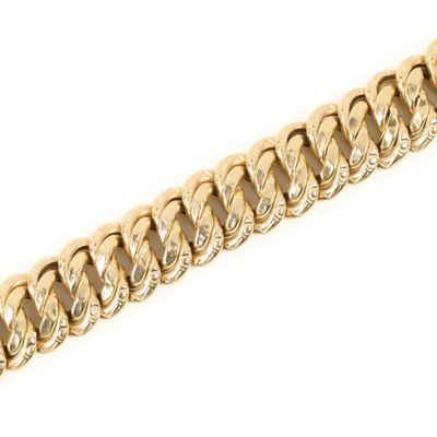 Bracelet en or maille américaine. - Photo 1