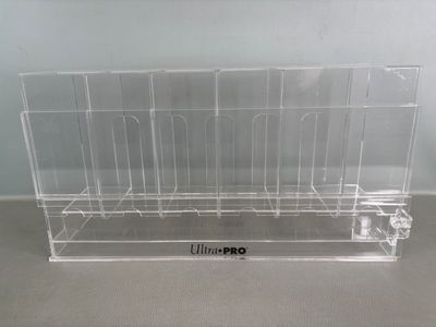 clear acrylic acrylic display case with divider