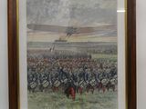 une image d'un tableau représentant un groupe d'hommes dans un champ