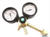 the two gauges are connected to each other on a white background