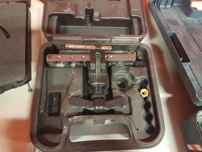 a tool box that has a wren and a tool in it