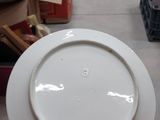 a person holding a white plate in their hand