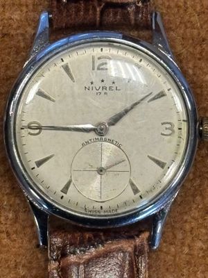 Montre homme NIVREL - probablement mécanique - couvercle boitier à rem - Photo 1